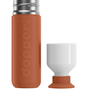 Insulated Thermal Water Bottle 350ml Terracotta Brown