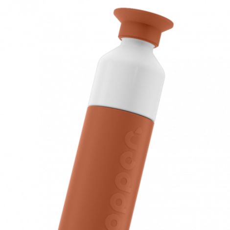 Insulated Thermal Water Bottle 350ml Terracotta Brown