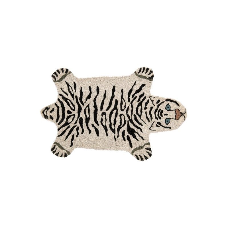 Doormat Big Cat Tiger White