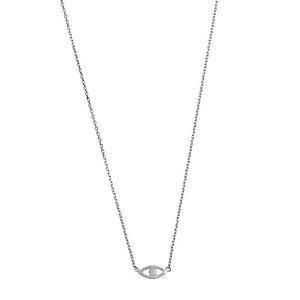 
            
                Load image into Gallery viewer, Eye necklace with &amp;#39;Evil Eye&amp;#39; in silver
            
        
