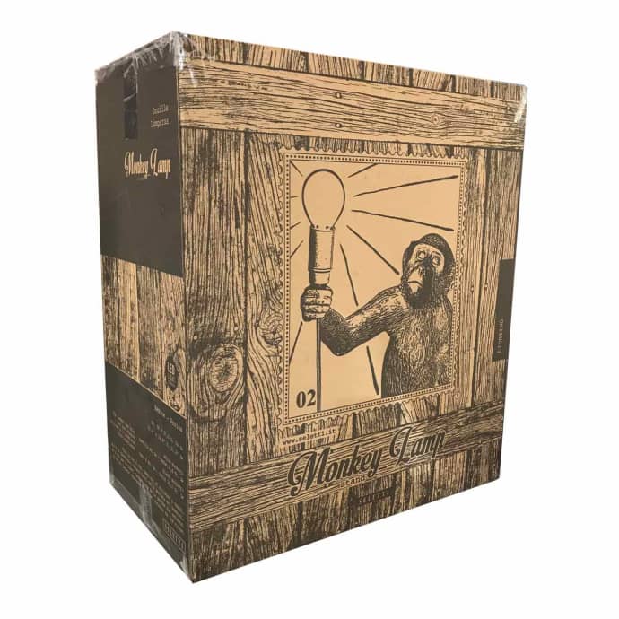 Seletti sitting monkey lamp light in white