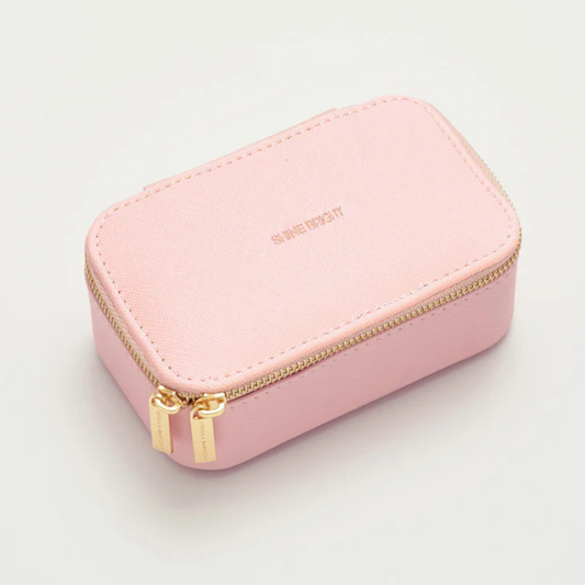 Mini Jewellery Box Travel Blush Pink