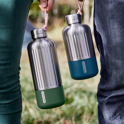 Flask Vacuum Insulated Stainless Steel Large Olive