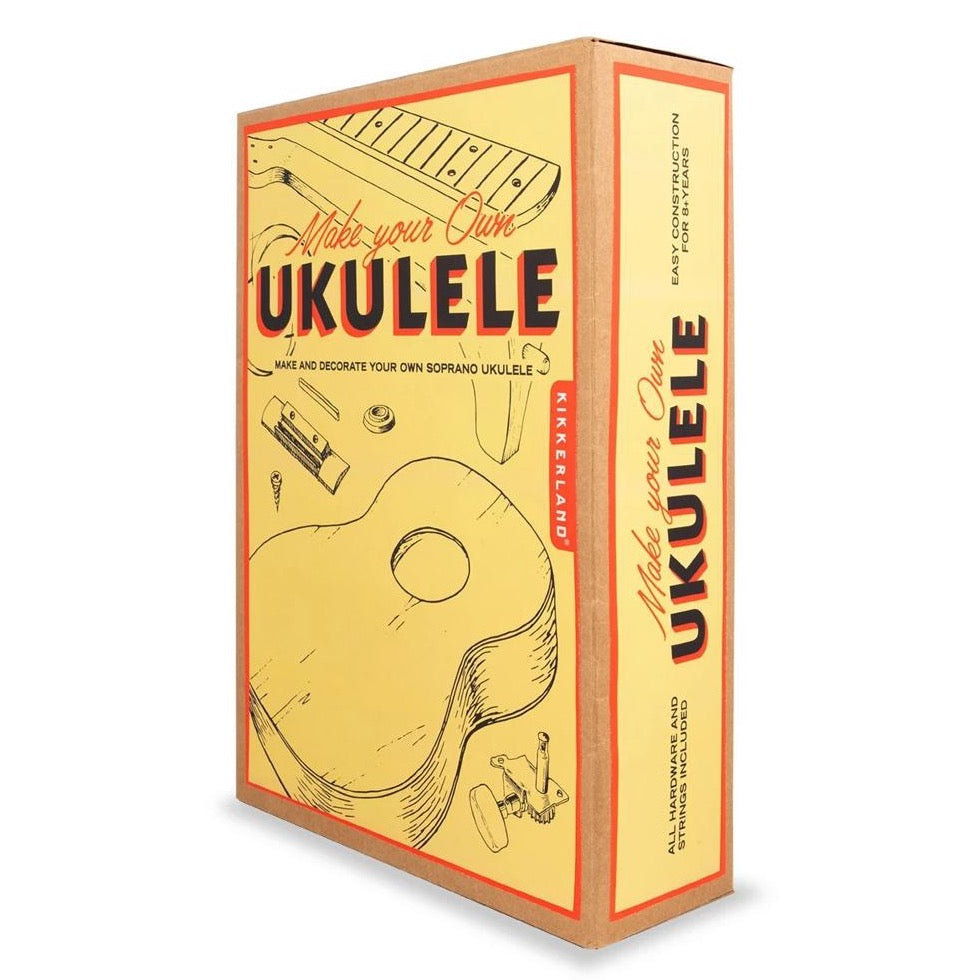 Make Your Own Ukulele Yellow and Red