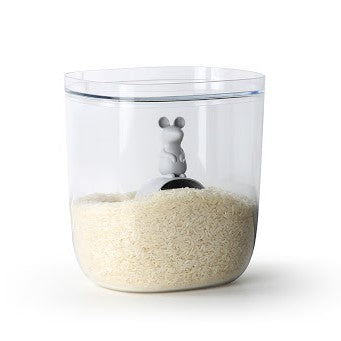 Jar Storage Container Food Storage 3.5 Litre with Mouse Scoop