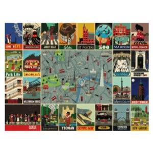 Jigsaw Puzzle London Collage 500pc Paul Thurlby