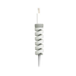 Cable Protector Twists 4 Light Grey