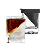 Corkcicle whiskey glass and ice wedge set