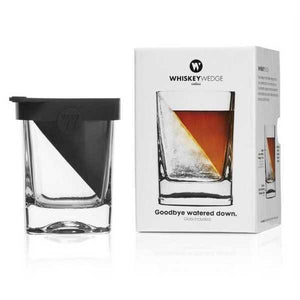 Corkcicle whiskey glass and ice wedge set