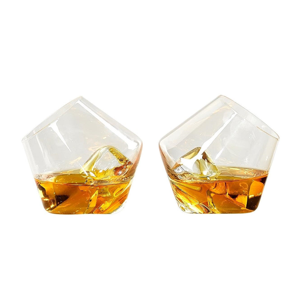 Rocking whisky glasses | Set of 2