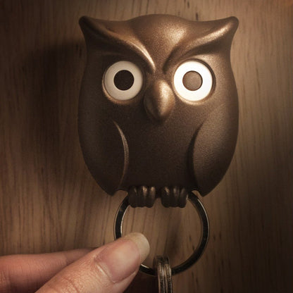 Key Holder Night Owl, Brown