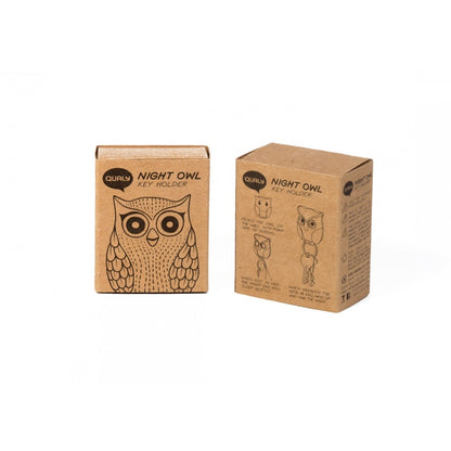 Key Holder Night Owl, Brown
