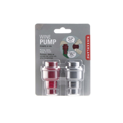 Set of 2 multi-colour wine pumps