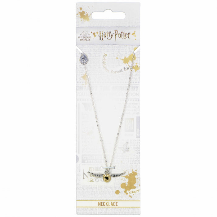 
            
                Load image into Gallery viewer, Necklace Golden snitch Harry Potter Silver &amp;amp; Gold Coloured
            
        