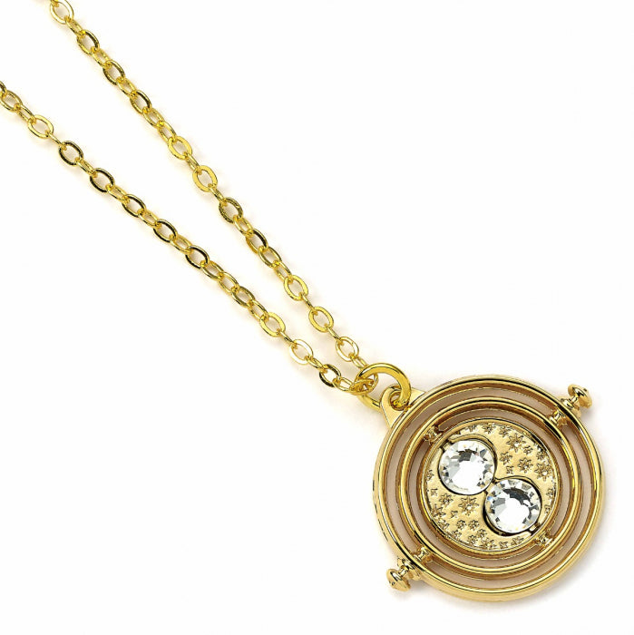 
            
                Load image into Gallery viewer, Necklace Time Turner Harry Potter Golden
            
        