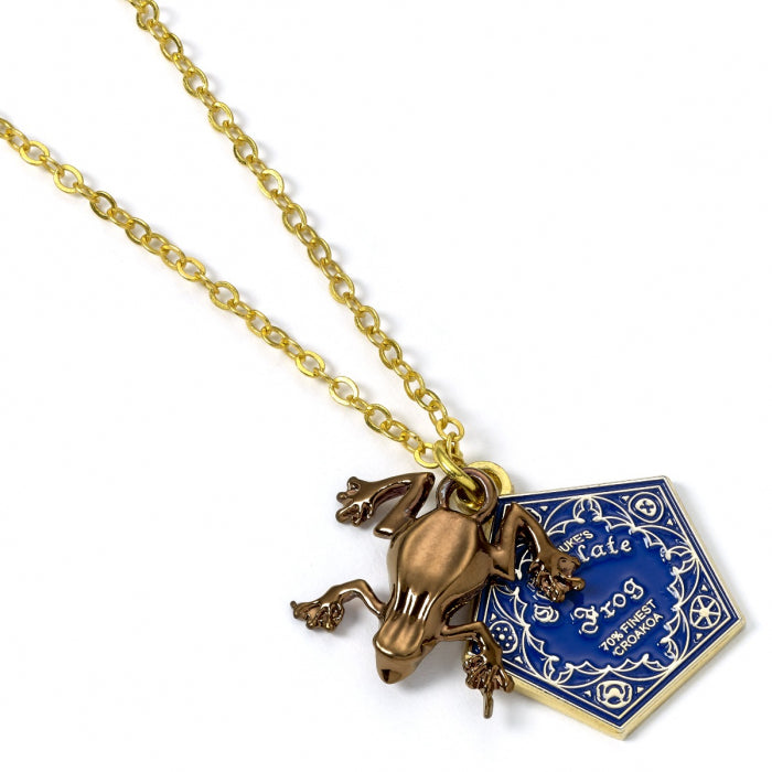 Necklace Chocolate Frog Charm Harry Potter Gold