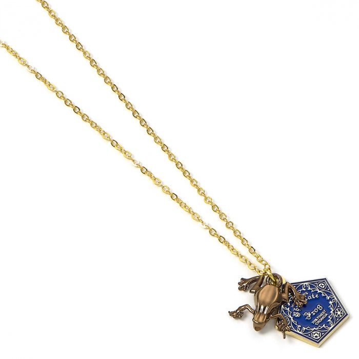 Necklace Chocolate Frog Charm Harry Potter Gold