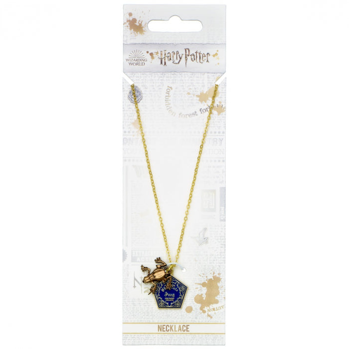 Necklace Chocolate Frog Charm Harry Potter Gold