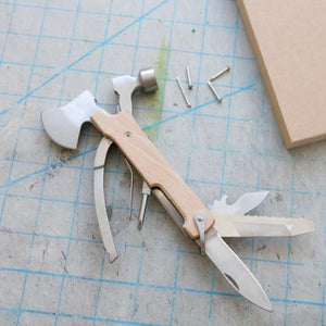 Mini Multi tool Hammer Keychain 10 in 1