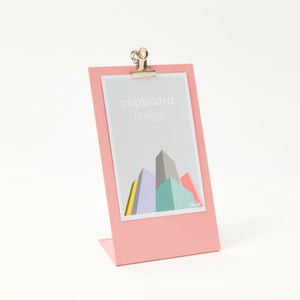 Medium clipboard frame in soft pink